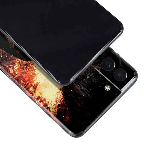 The Dark Knight Rises Movie Poster Galaxy S21 Plus 5G Skin