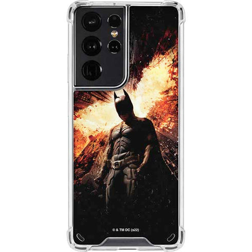 The Dark Knight Rises Movie Poster Galaxy S21 Ultra 5G Clear Case