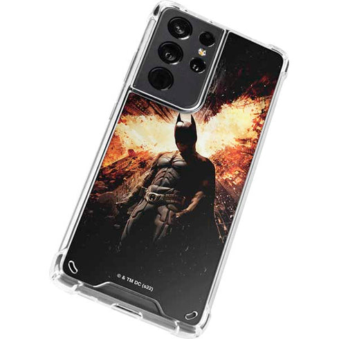 The Dark Knight Rises Movie Poster Galaxy S21 Ultra 5G Clear Case