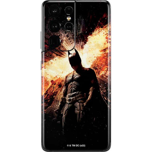 The Dark Knight Rises Movie Poster Galaxy S21 Ultra 5G Skin