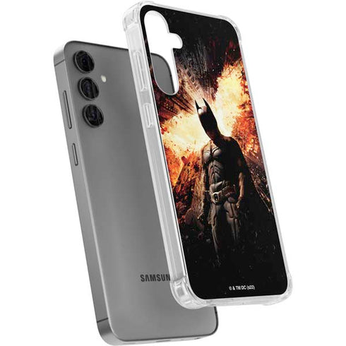 The Dark Knight Rises Movie Poster Galaxy S24 Plus Clear Case