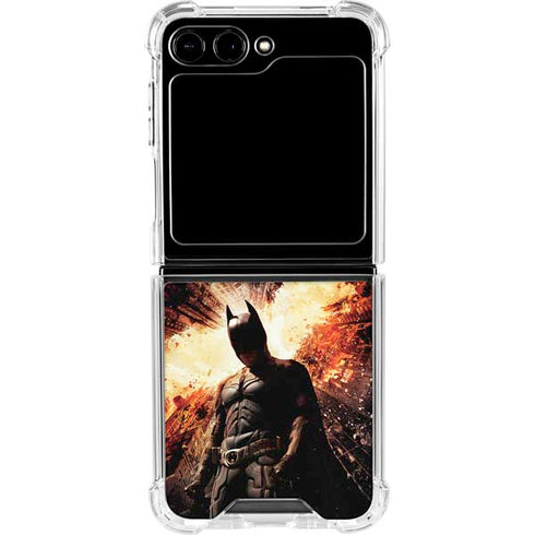The Dark Knight Rises Movie Poster Galaxy Z Flip5 5G Clear Case