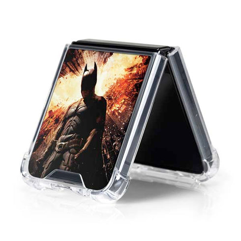 The Dark Knight Rises Movie Poster Galaxy Z Flip5 5G Clear Case