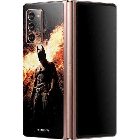 The Dark Knight Rises Movie Poster Galaxy Z Fold2 5G Skin