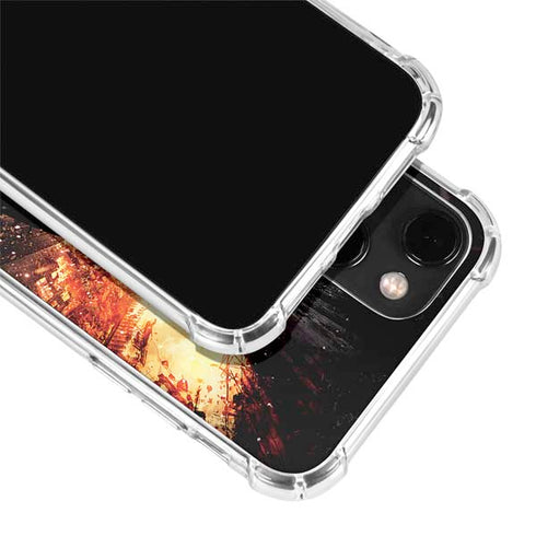 The Dark Knight Rises Movie Poster iPhone 14 Plus Clear Case