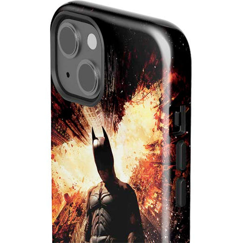 The Dark Knight Rises Movie Poster iPhone 15 Plus Impact Case