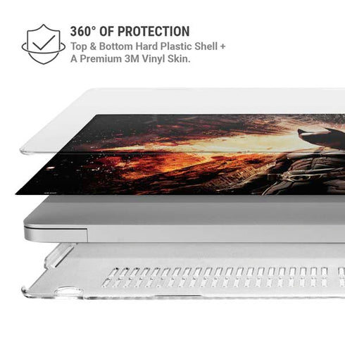 The Dark Knight Rises Movie Poster MacBook Air 15in (2023-2025) Case plus Skin