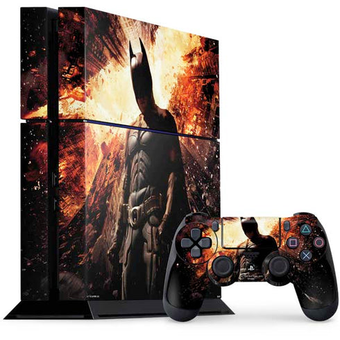 The Dark Knight Rises Movie Poster PS4 Console and Controller Bundle Skin