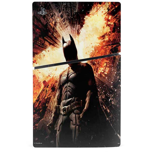 The Dark Knight Rises Movie Poster PS5 Slim Disk Console Skin