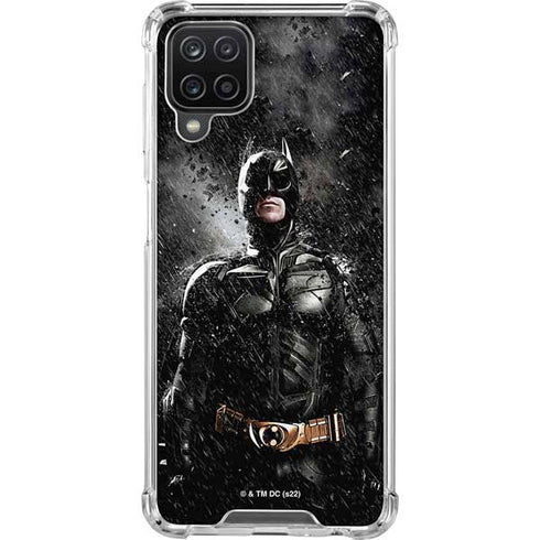 The Dark Knight Rises Batman Poster Galaxy A12 Clear Case