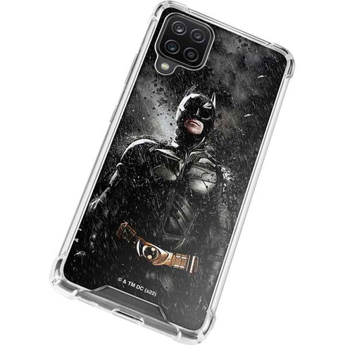 The Dark Knight Rises Batman Poster Galaxy A12 Clear Case