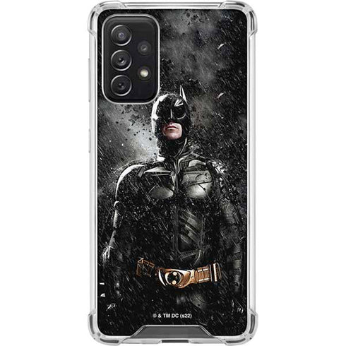 The Dark Knight Rises Batman Poster Galaxy A72 5G Clear Case