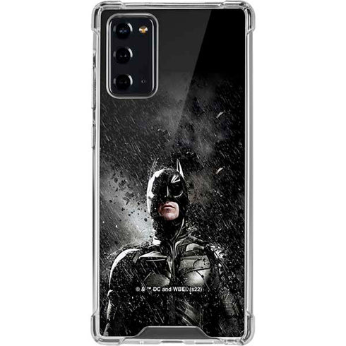 The Dark Knight Rises Batman Poster Galaxy Note20 5G Clear Case