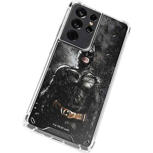 The Dark Knight Rises Batman Poster Galaxy S21 Ultra 5G Clear Case