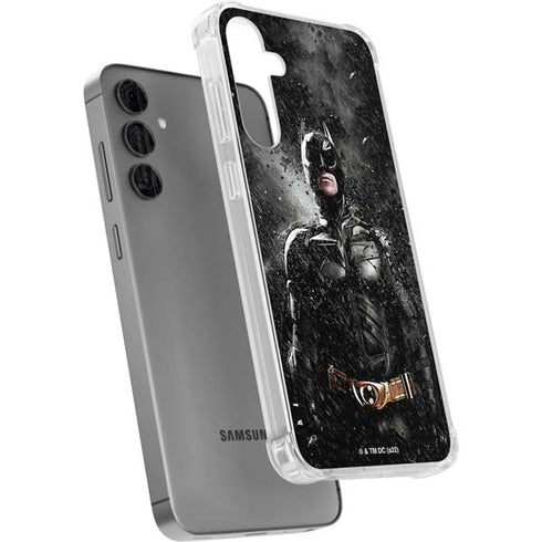 The Dark Knight Rises Batman Poster Galaxy S24 Plus Clear Case