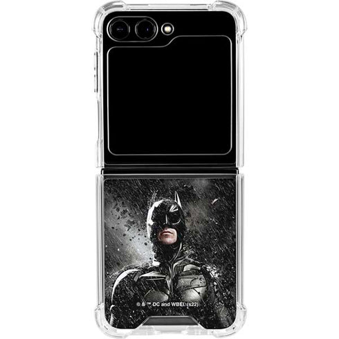 The Dark Knight Rises Batman Poster Galaxy Z Flip5 5G Clear Case