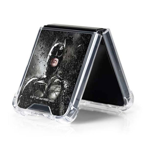 The Dark Knight Rises Batman Poster Galaxy Z Flip5 5G Clear Case