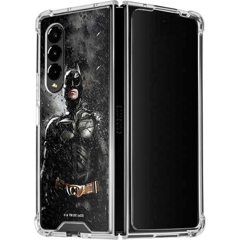 The Dark Knight Rises Batman Poster Galaxy Z Fold4 5G Clear Case