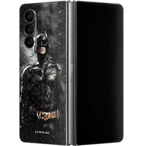 The Dark Knight Rises Batman Poster Galaxy Z Fold4 5G Skin