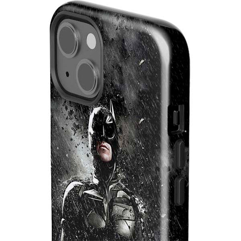 The Dark Knight Rises Batman Poster iPhone 15 Plus Impact Case