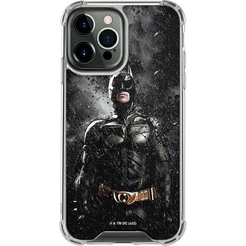 The Dark Knight Rises Batman Poster iPhone 15 Pro Max Clear Case