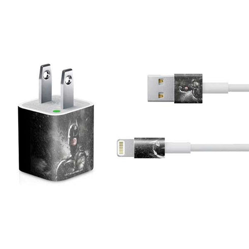 The Dark Knight Rises Batman Poster iPhone Charger (5W USB) Skin