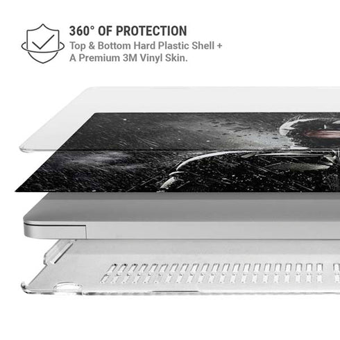 The Dark Knight Rises Batman Poster MacBook Air 15in (2023-2025) Case plus Skin
