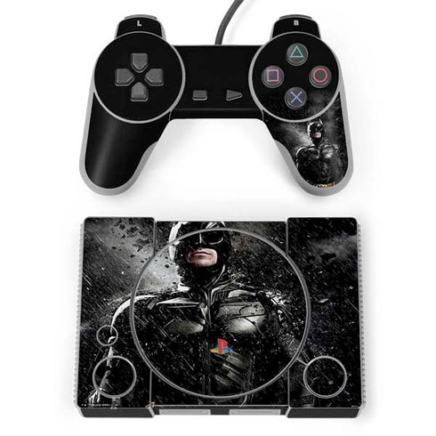 The Dark Knight Rises Batman Poster PlayStation Classic Bundle Skin