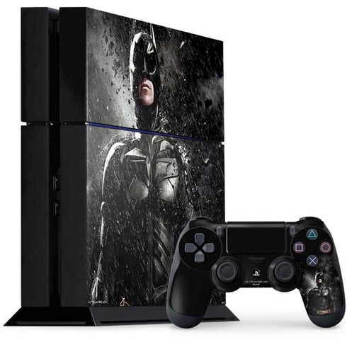 The Dark Knight Rises Batman Poster PS4 Console and Controller Bundle Skin