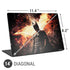 The Dark Knight Rises Movie Poster Universal Laptop 14in (11.4 x 8.2in) Skin