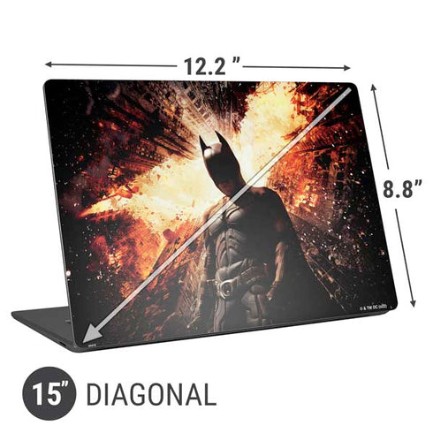 The Dark Knight Rises Movie Poster Universal Laptop 15in (12.2 x 8.8in) Skin