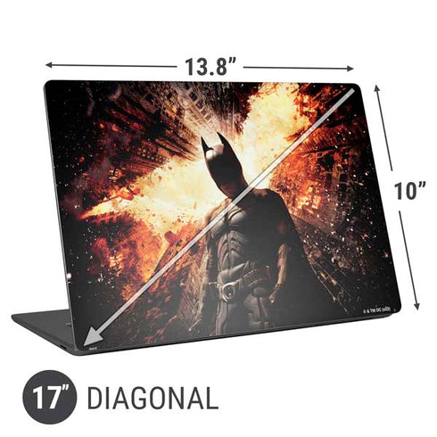 The Dark Knight Rises Movie Poster Universal Laptop 17in (13.8 x 10in) Skin