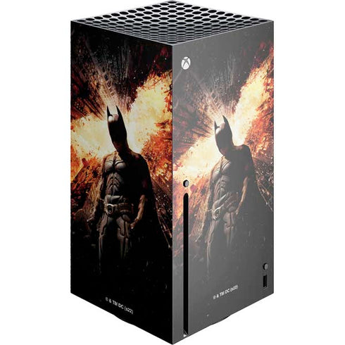 The Dark Knight Rises Movie Poster Xbox Series X Console Skin