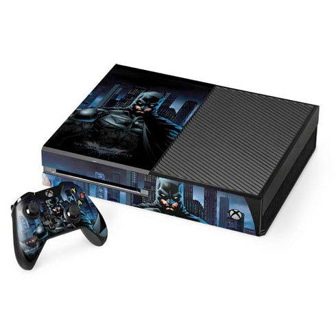 DC Comics Batman The Dark Knight Comic Art Xbox One Console and Controller Bundle Skin