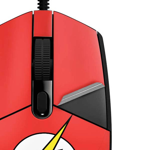 DC Comics The Flash Original Emblem G203 Prodigy RGB Wired Gaming Mouse Skin