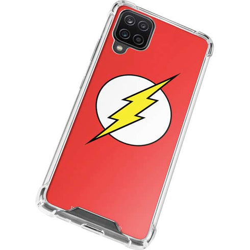 DC Comics The Flash Original Emblem Galaxy A12 Clear Case