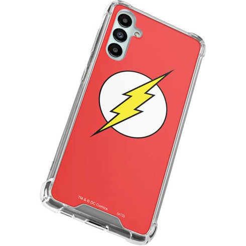 DC Comics The Flash Original Emblem Galaxy A15 5G Clear Case