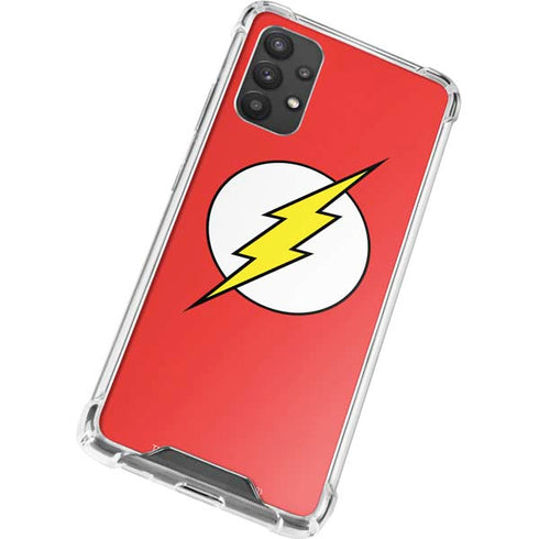 DC Comics The Flash Original Emblem Galaxy A32 5G Clear Case