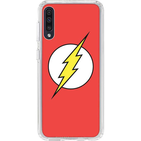 DC Comics The Flash Original Emblem Galaxy A50 Clear Case