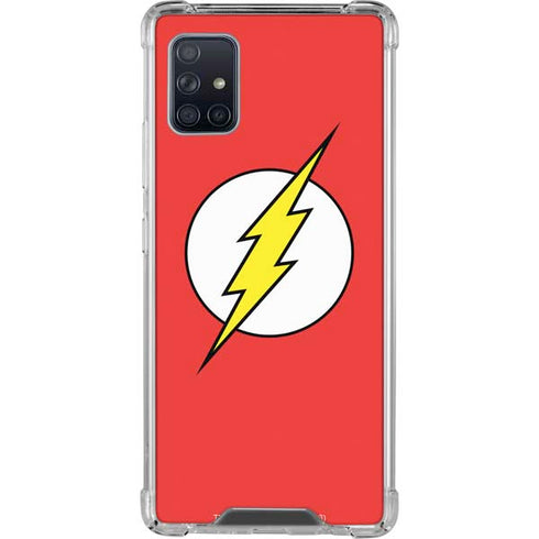 DC Comics The Flash Original Emblem Galaxy A51 5G Clear Case