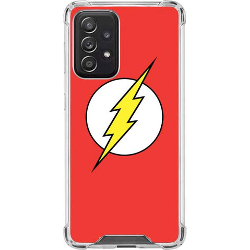 DC Comics The Flash Original Emblem Galaxy A52 5G Clear Case
