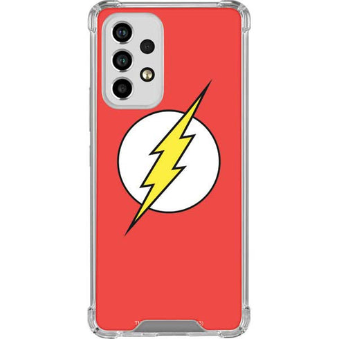 DC Comics The Flash Original Emblem Galaxy A53 5G Clear Case