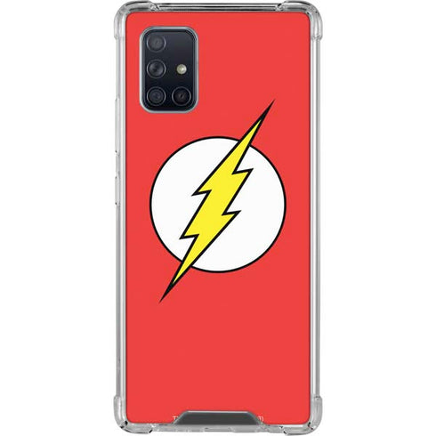 DC Comics The Flash Original Emblem Galaxy A71 5G Clear Case