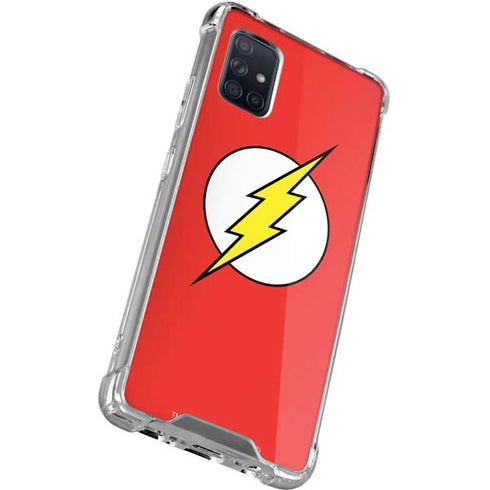DC Comics The Flash Original Emblem Galaxy A71 5G Clear Case