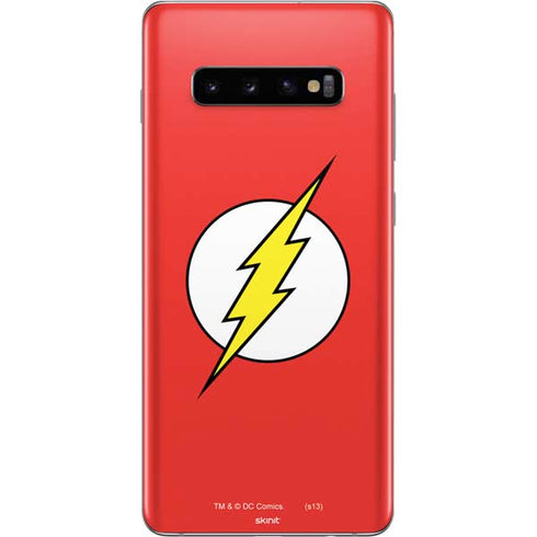 DC Comics The Flash Original Emblem Galaxy S10 Plus Skin
