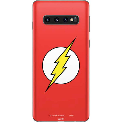 DC Comics The Flash Original Emblem Galaxy S10 Skin