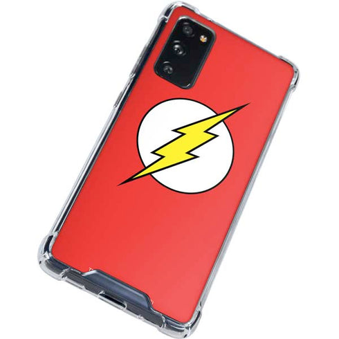 DC Comics The Flash Original Emblem Galaxy S20 FE Clear Case