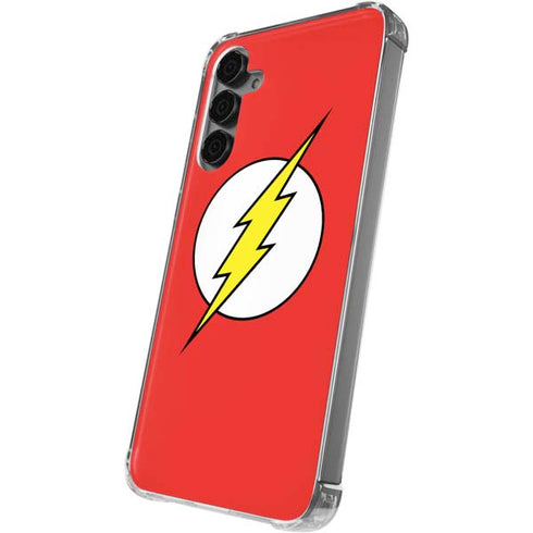 DC Comics The Flash Original Emblem Galaxy S24 Plus Clear Case
