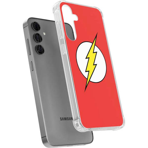 DC Comics The Flash Original Emblem Galaxy S24 Plus Clear Case