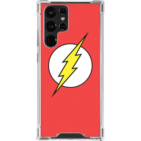 DC Comics The Flash Original Emblem Galaxy S24 Ultra Clear Case